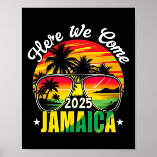 Hier kommen wir Jamaica 2025 Familien Urlaub Reise Poster