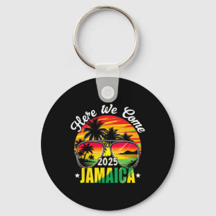 Hier kommen wir Jamaica 2025 Familien Urlaub Reise Schlüsselanhänger