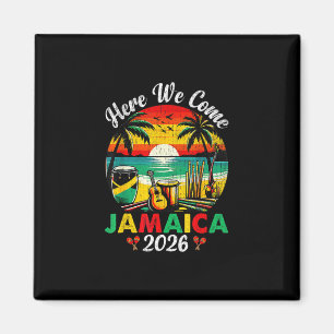Hier kommen wir Jamaika 2026 Mädchenreise Familien Magnet