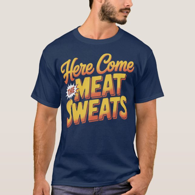 Hier kommt das Fleisch Sweet Funny Funny Erntedank T-Shirt (Vorderseite)