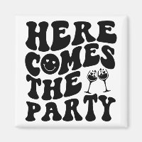 Hier kommt das Party Retro Groovy Bachelorett
