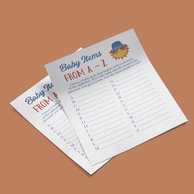 Hier kommt das Son Baby Boy Shower Game (Von Creator hochgeladen)