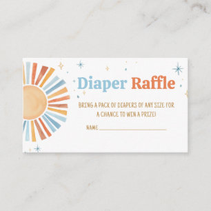 Hier kommt das Son Baby Duwer Diaper Raffle Begleitkarte