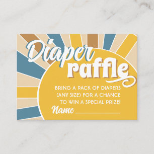 Hier kommt das Son Diaper Raffle Begleitkarte