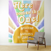 Hier kommt der eine! Retro Boho Sun 1. Geburtstag