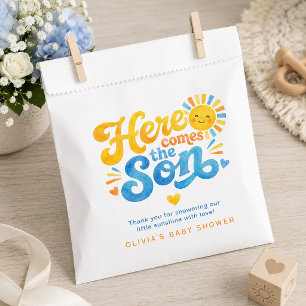 Hier kommt der Sohn Baby Shower Geschenktüte Geschenktütchen