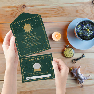 Hier kommt der Sohn   Sun Tarot Babydusche All In One Einladung