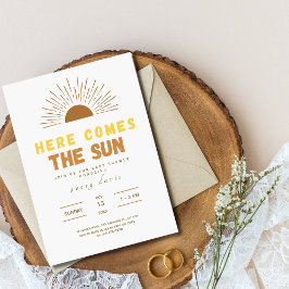 Hier kommt der Son boho Baby Shower Invite Einladung