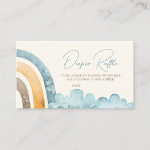 Hier kommt der Son Retro Diaper Raffle Begleitkarte