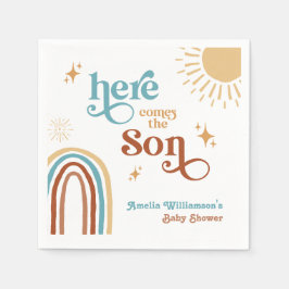 Hier kommt der Son Retro Sunshine Serviette