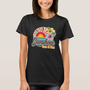 Hier kommt der sonnige Staat des Geistes Florida T-Shirt