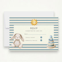 Hier kommt die Antwortkarte für das Baby Shower de