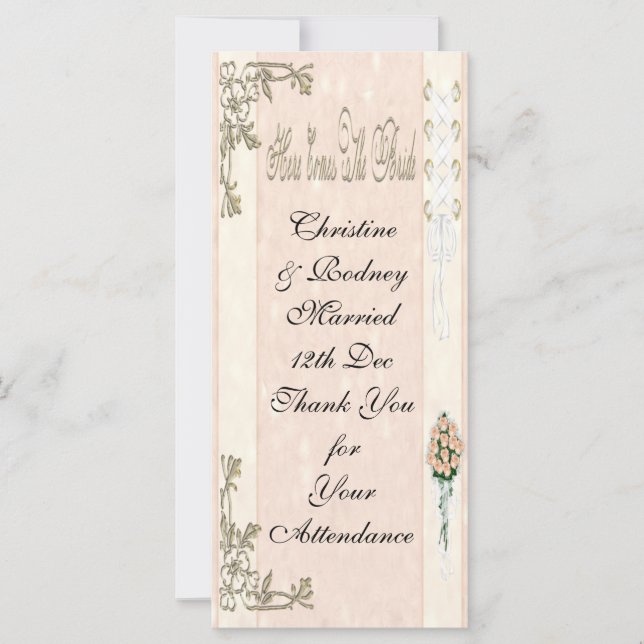 Hier kommt die Braut (Vorderseite)