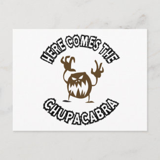 Hier kommt die Chupacabra Postkarte
