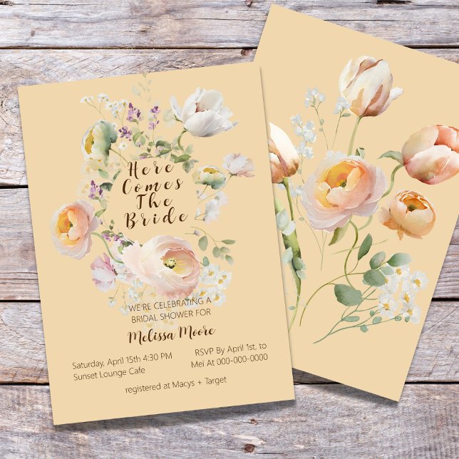 Hier kommt die Einladung zur Braut, Brautdusche (Von Creator hochgeladen)