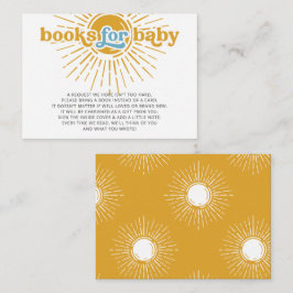 Hier kommt die Frage nach dem Sohn Retro Baby Show Begleitkarte