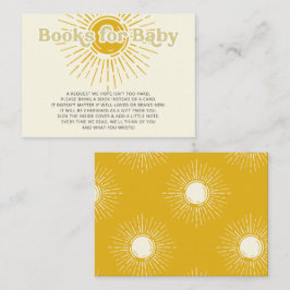 Hier kommt die Frage nach dem Sohn Retro Baby Show Begleitkarte