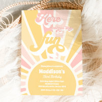 Hier kommt die Fun Boho Sunshine Geburtstagsparty