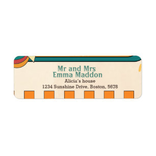 Hier kommt die Retro Baby Dusche