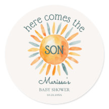 Hier kommt die Son Baby Boy Dusche