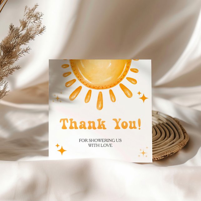 Hier kommt die Son Baby Dusche Geschenkanhänger (Von Creator hochgeladen)