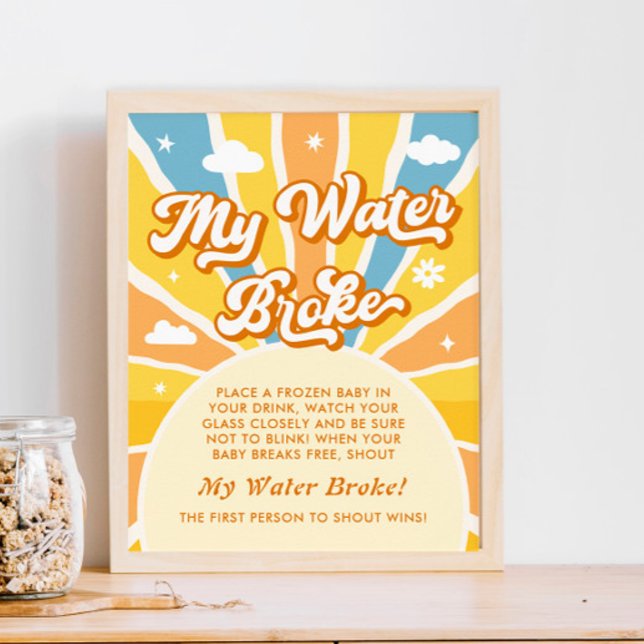 Hier kommt die Son Baby Dusche Mein Wasser Broke S Poster (Von Creator hochgeladen)