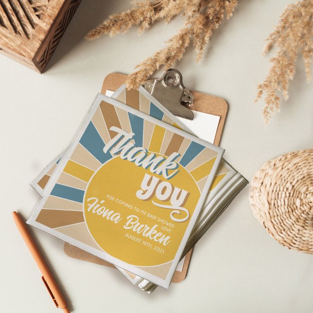 Hier kommt die Son Baby Dusche Serviette (Von Creator hochgeladen)