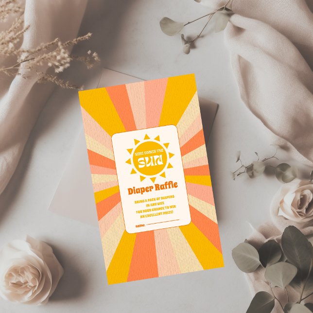 Hier kommt die Son Baby Duwer Windelpreisraffinati Begleitkarte (Von Creator hochgeladen)