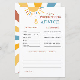 Hier kommt die Son Baby Vorhersagen und Ratschläge