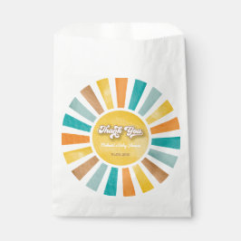 Hier kommt die Son Boho Sunshine Boy Baby Dusche Geschenktütchen