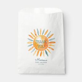 Hier kommt die Son Boy Baby Dusche Geschenktütchen