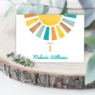 Hier kommt die Son Retro Sun Baby Boy Tischnummer