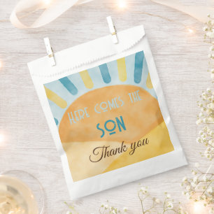 Hier kommt die Son Sunshine Blue Ray Baby Dusche Geschenktütchen