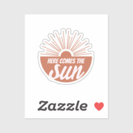 Hier kommt die Sonne Aufkleber