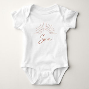 Hier kommt die Sonne Baby Strampler