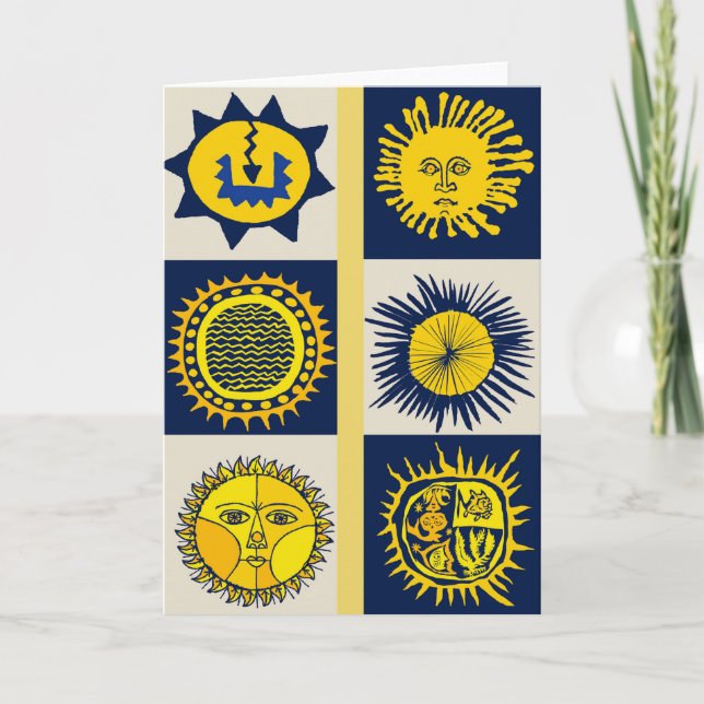 Hier kommt die Sonne - Del Sol Celebration Karte (Vorderseite)