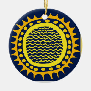 Hier kommt die Sonne - Del Sol Celebration Keramik Ornament