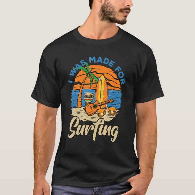 Hier kommt die Sonne, die ich für das Surfen im So T-Shirt (Vorderseite)