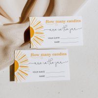 Hier kommt die Sonne erraten, wie viele Bonbons