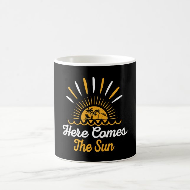 Hier kommt die Sonne Kaffeetasse (Mittel)