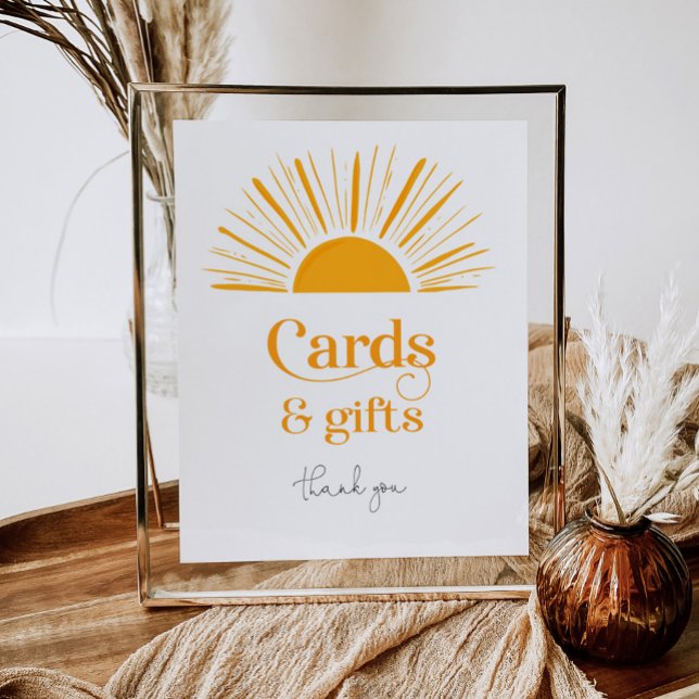 Hier kommt die Sonne Karten und Geschenke Poster (Von Creator hochgeladen)