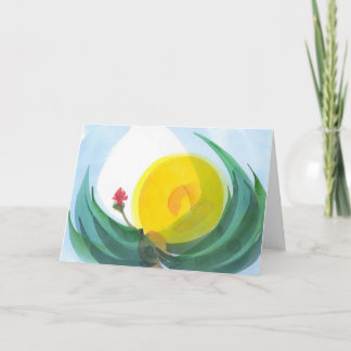 Hier kommt die Sonne, Nr. 2, Notecard Karte