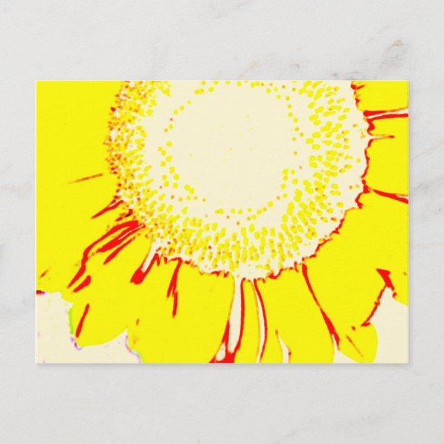 Hier kommt die Sonne! Postkarte (Vorderseite)