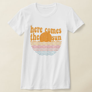 Hier kommt die Sonne Retro T-Shirt