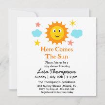 Hier kommt die Sonnendusche zum Lächeln der Sonne