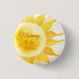 Hier kommt die sonnengelbe Sonnenscheindusche Button