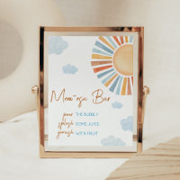 Hier kommt die Sun Baby Dusche Mama Osa Bar