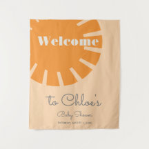 Hier kommt die Sun Retro Baby Dusche