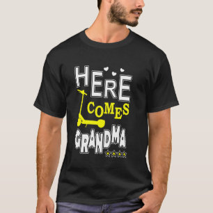 Hier kommt E Scooter Grandma T-Shirt