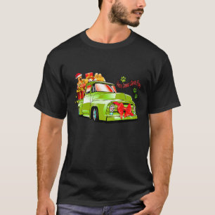 Hier kommt Santa Paws - Vintag Retro 50er 60er Pic T-Shirt